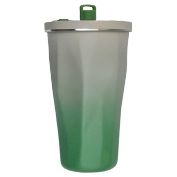 TYESO 泰碩 不規則咖啡杯  漸層青草綠  600ml  1個