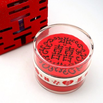 【療癒禮物】雙喜沙漏/圓滿雙喜/情人節.婚禮小物