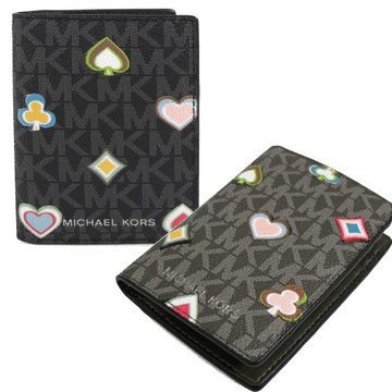 MICHAEL KORS 防刮印花名片卡夾包(兩色可選)