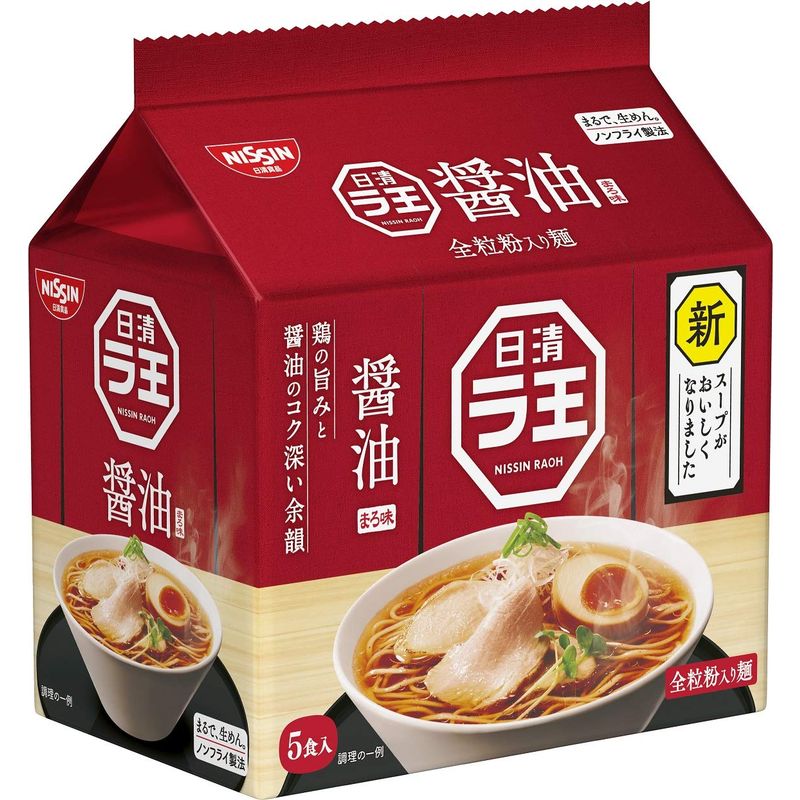 日清 醤油 5食パック 505g