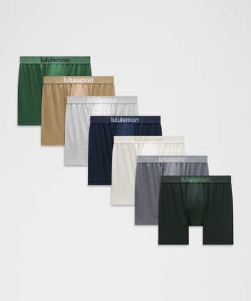 Always In Motion Boxer Brief 5" 7 Pack Size Large