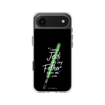 iPhone Air Clear Case（相機按鈕） 透明 - 迪士尼-星際大戰 Star Wars - 絕地武士-光劍系列
