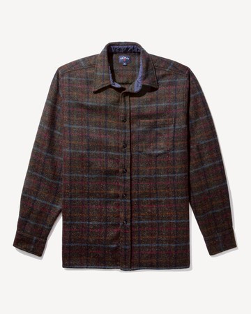 Noah Country Wool Shirt Brown Plaid / S