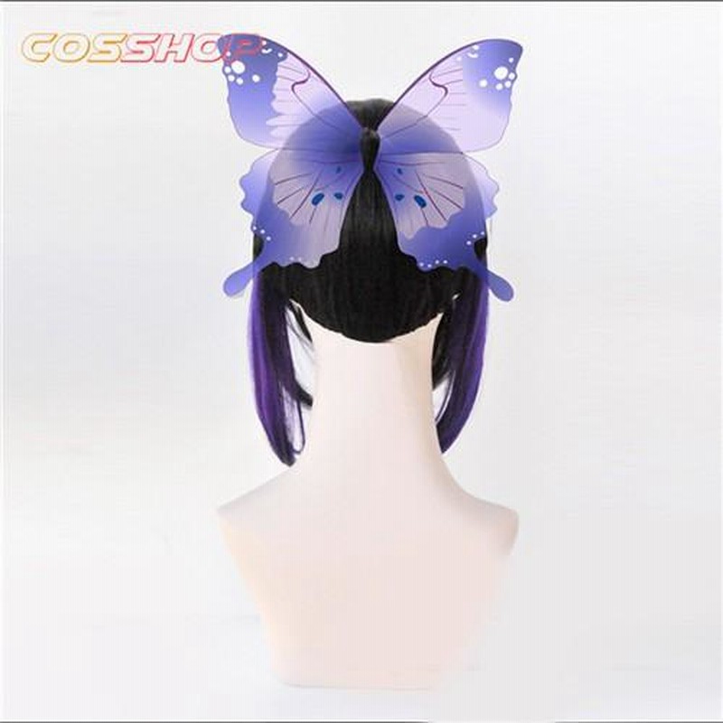 鬼滅の刃　胡蝶しのぶ　コスプレ　ウィッグ 五次元 鬼滅の刃 鬼殺隊 胡蝶しのぶ ウィッグ コスプレ