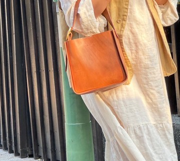 【手作革物】可背可提真皮包