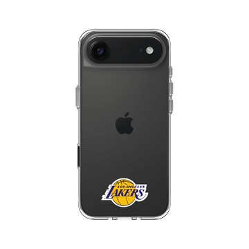 iPhone Air Clear Case（相機按鈕） 透明 - NBA - Mini Logo-洛杉磯湖人 L.A. Lakers