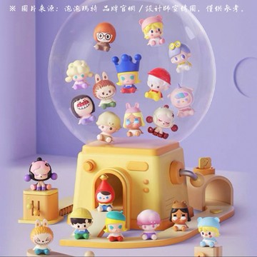 《台灣現貨》《正版》泡泡萌粒 經典坐姿系列公仔