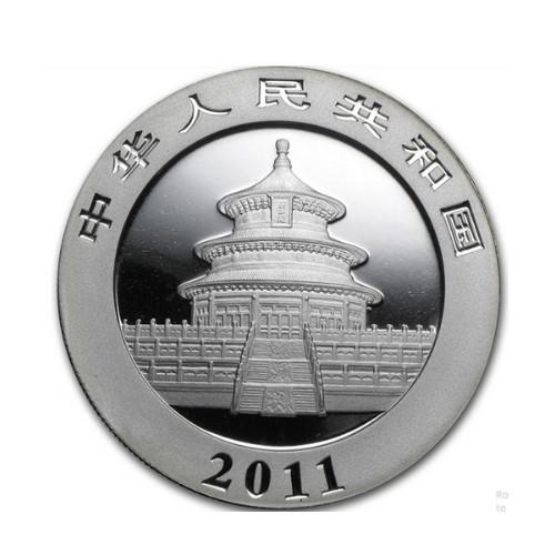 [新品・未流通品] 中国  パンダ 銀貨 2011年 純銀 コイン