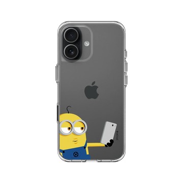 iPhone 17 Clear Case（相機按鈕） 透明 - Minions - Minions - Take a Selfie