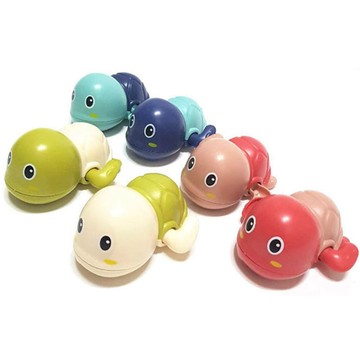 游泳發條烏龜玩具6件組  1組  顏色隨機
