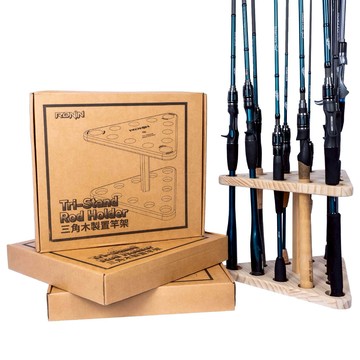 【點換購】RONIN Tri-Stand Rod Holder 三角實木置竿架 T607