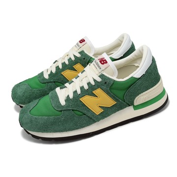[ACS] New Balance 休閒鞋 990 男鞋 美製 綠 黃 復古 麂皮 運動鞋 NB 紐巴倫 M990GG1-D