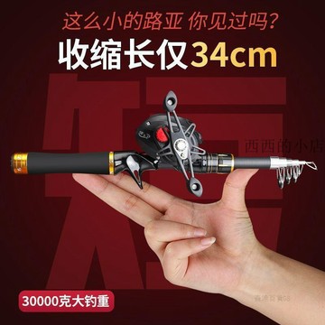 🌟臺灣出貨🌟路亞竿 伸縮路亞竿 振出路亞竿 微物路亞竿  海釣竿 偷跑竿 萬用竿 超短竿  岸拋竿 路亞竿伸縮迷你小
