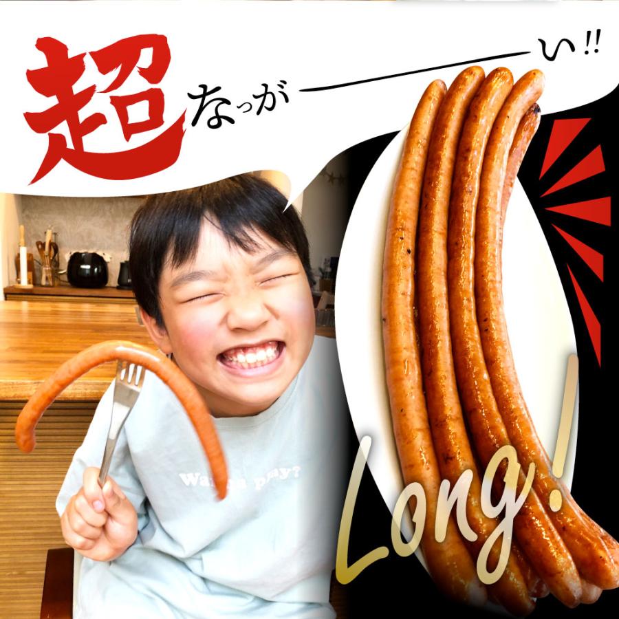 超ロング 粗挽きソーセージ 5kg(500g×10) ウインナー あらびき 惣菜 BBQ 焼肉 弁当 焼くだけ あすつくキャンプ キャンプ飯