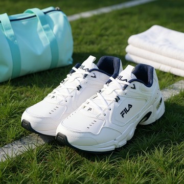 FILA RANGER 22 中性慢跑鞋-藍 4-J530Z-147