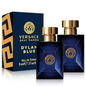 Versace 凡賽斯 狄倫•正藍男性淡香水小香(5ml)X2入