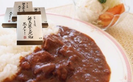 神代の味・奥美濃古地鶏 黒カレー 4箱セット