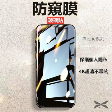 快速出貨🔥iphone防窺玻璃貼 熒幕貼 適用15 14 13 12 Pro手機滿版保護貼xr XS max 11