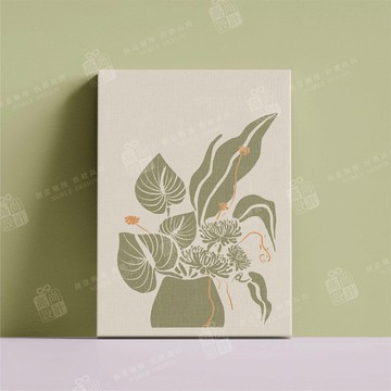 花影輕揚系列畫作 無框畫/軟裝掛畫/裝飾畫