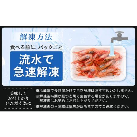 ふるさと納税  お刺身 セット 甘海老 250g×1P ＆ お刺身 サーモン 100g×1P 【福井県 冷凍 小分け 刺身 アトランティックサーモン 鮭 .. 福井県越前町