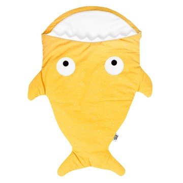 BABY BITES 鯊魚咬一口 輕量版 嬰幼兒純棉多功能睡袋  鵝蛋黃