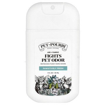Poo-Pourri, Pet-Pourri™, 寵物異味清新劑，空氣 + 織物，爪爪清新，1 液量盎司（30 毫升）