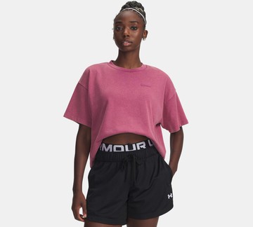 [UA]女 HWT Boxy Wash 短袖T-Shirt-人氣新品