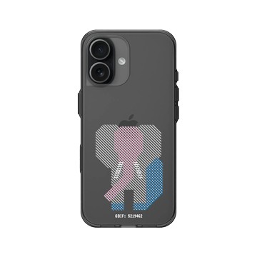 iPhone 17 Clear (相機按鈕) 酷墨灰 - The Wildlife Collection 動物野境系列 - 亞洲象