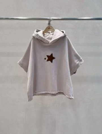 星語暖暖磨毛連帽T