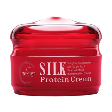 NEWART 新技 Silk Protein Cream 強韌滋養 抗毛躁修復 光澤柔順 熱損傷防護  75ml  1罐  紅寶石