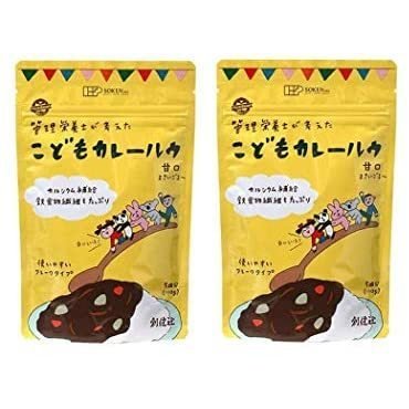 [創健社] カレールウ 管理栄養士が考えた こどもカレールウ (甘口) 110g (5皿分)×2