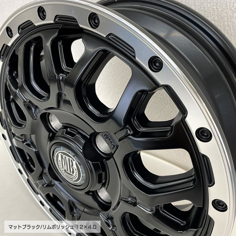 ブリヂストン 604V 145/80R12 80/78N マッドバーン XR-800M 12
