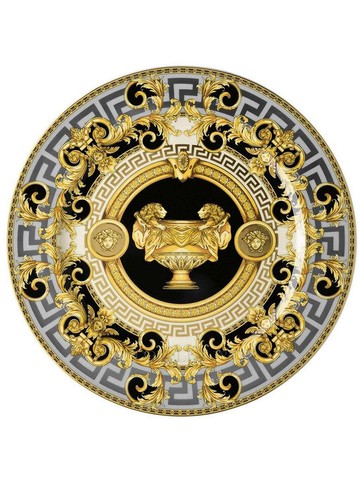 Versace - Prestige Gala 2 service plate (30cm) - unisex - Porcelain - One Size - Yellow
