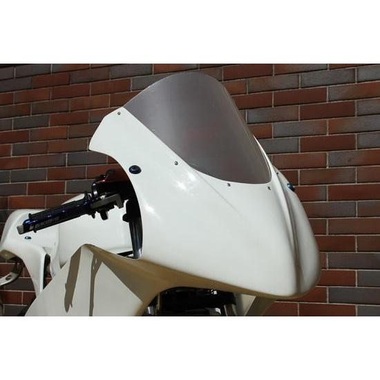 FRP製　NSR50.80用　RSタイプアッパーカウル　スクリーンなし FRP製 NSR50.80用 前期形状レースタイプアッパーカウル - パーツ