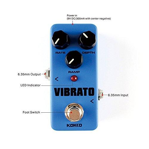 Guitar Mini Effects Pedal Vibrato Traditional Vibrato Effect Sound Proces 並行輸入品