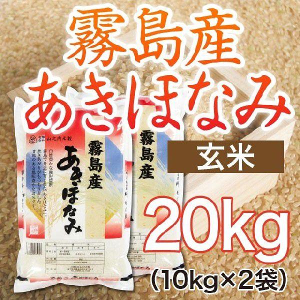 令和5年産 鹿児島県 霧島産あきほなみ 玄米 20kg(10kg×2袋) 送料無料（一部地域を除く）