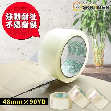 【MS】黏度升級 透明opp強韌封箱膠帶(18入)