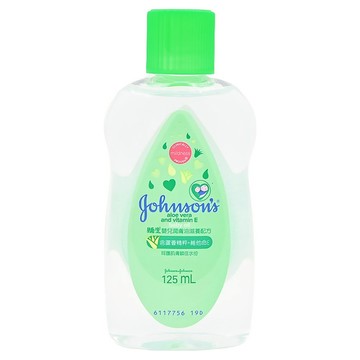 Johnson's 嬌生嬰兒潤膚油 滋養配方 蘆薈精萃 維生素E 保濕滋潤 125ml  1瓶