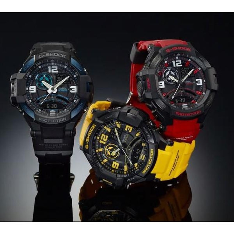 CASIO G-SHOCK ジーショック メンズ 腕時計 GA-1000-4A オレンジ ...