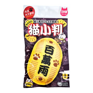 日本 comet 來刷牙 貓小判 含木天蓼粉  貓小判 黃色 + 棕色 + 黑色  1個