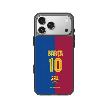 iPhone 17 Pro Max Clear (相機按鈕) 酷墨灰 - FC Barcelona - BARÇA 10