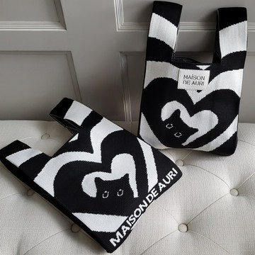 泰國Maison De Auri Hi 嗨喵 厚針織  Mini 小提包