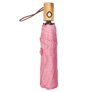 清新淡雅通勤自動開收傘 傘骨: 8K FRP防風傘骨  粉色