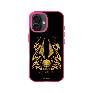 iPhone 16 Clear 粉漾桃 - 哈利波特 Harry Potter - The Golden Snitch - I open at the close