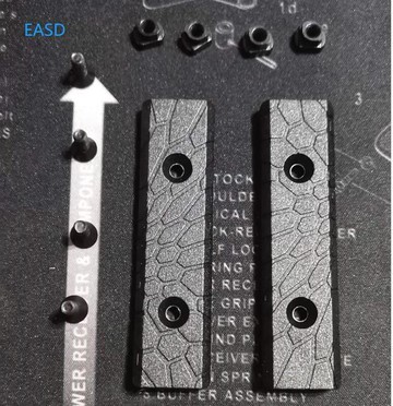 【川澤百貨】PPG尼龍雙系統蟒紋護木片MLOK KEYMOD精擊SLR裝飾玩具