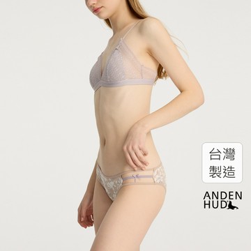 【Anden Hud】Spring Fever．細帶中腰三角內褲(淺藕-木棉花) 純棉台灣製