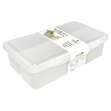 GIMI 吉米 優品雙格保鮮盒 台灣製造 食物安全  1個