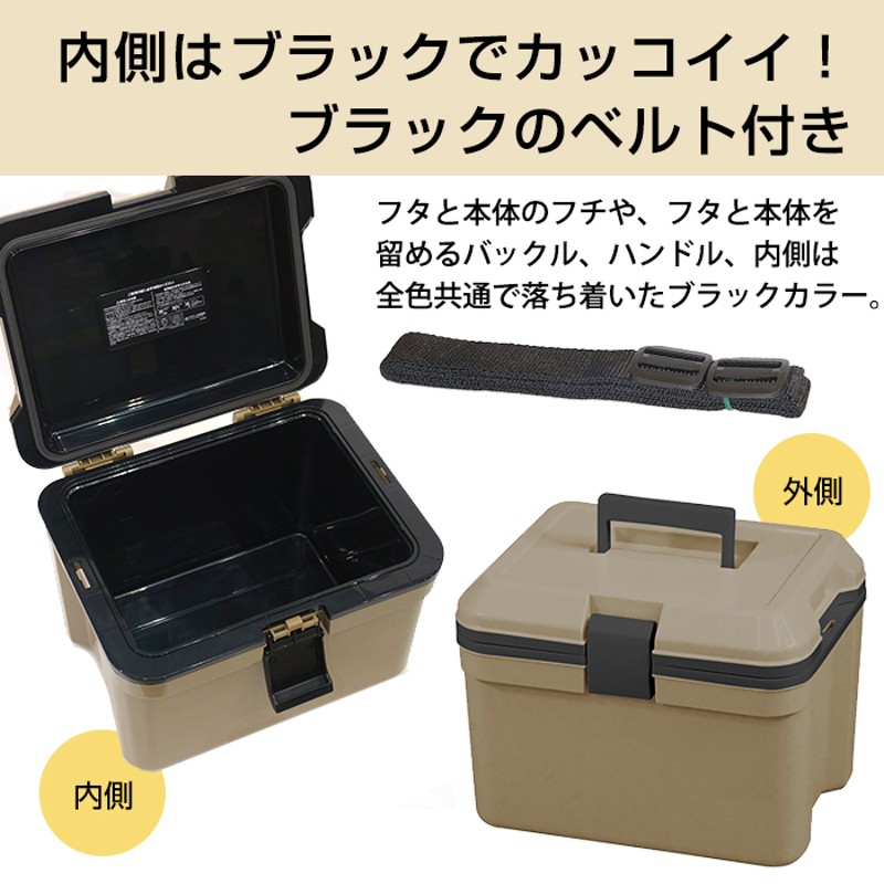 クーラーボックス 小型 クーラーボックス アイセル 14L サンド