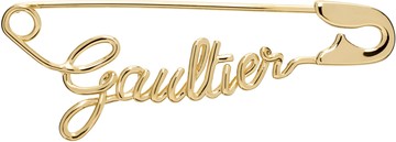 Jean Paul Gaultier 单只金色 The Gaultier Safety Pin 耳饰