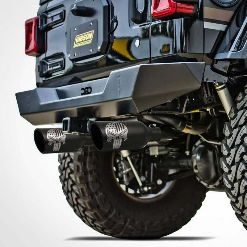 JLラングラー ジープGibson ギブソン パトリオット スカル マフラー JLラングラー ジープGibson ギブソン パトリオット スカル